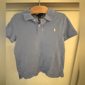 Boys Polo by Ralph Lauren Light Blue Shirt - Size 7
